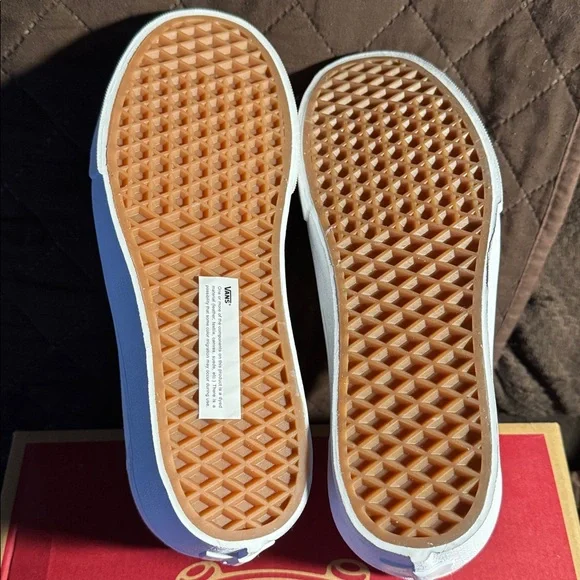 Vans Women's White Platform Sneakers - Picture 3 of 6